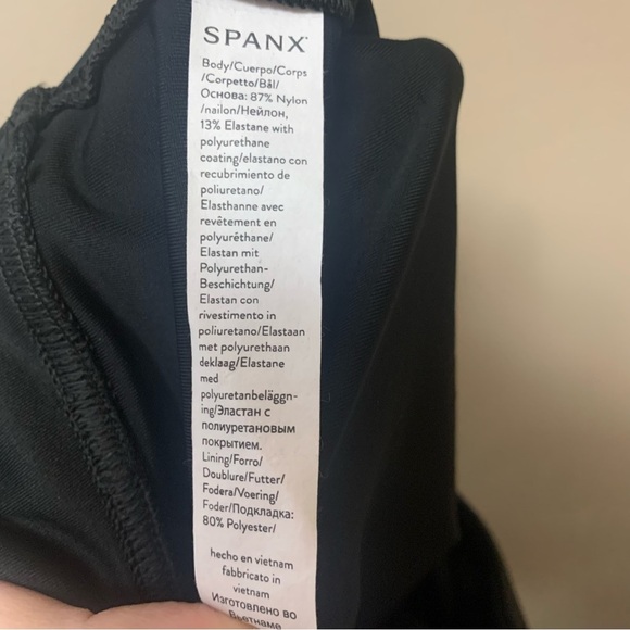 Spanx Faux Leather Leggings in Black Size Medium NWT New - Picture 11 of 12